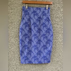 Single Lace High Wasit Pencil Skirt